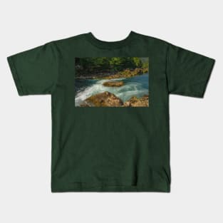 Una River at Bottom of Strbacki Buk in Bosnia Kids T-Shirt